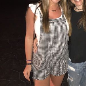 LF Gingham Soft Overalls